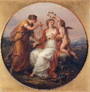 Die Schonheit,versucht von der Liebe,geleitet von der Klugheit Angelica Kauffmann